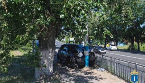 В Ульяновске водитель Nissan Qashqai совершил аварию и попал в больницу