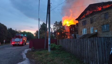 Пожар в жилом доме B Барышском районе: начата прокурорская проверка