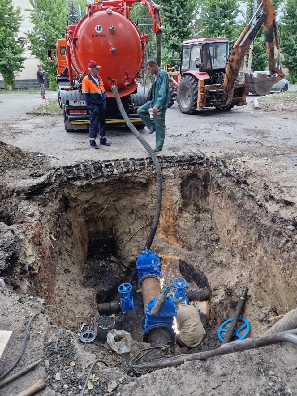 Аварии на водопроводе в Ульяновске: подробности и график восстановления