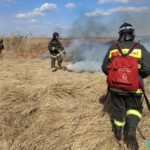 Оперативная ликвидация: пожарные Ульяновска предотвратили крупный пожар в дачном массиве