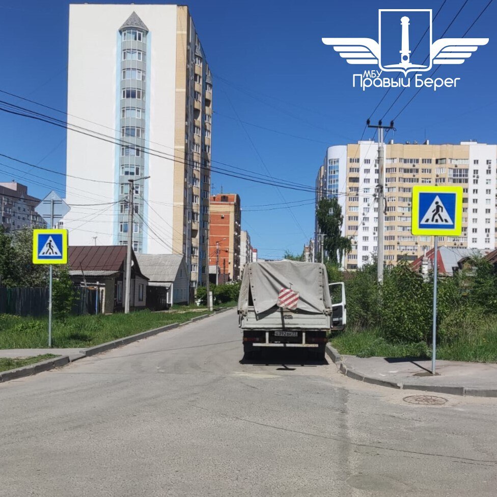 Новый пешеходный переход на улице Водопроводной в Ульяновске