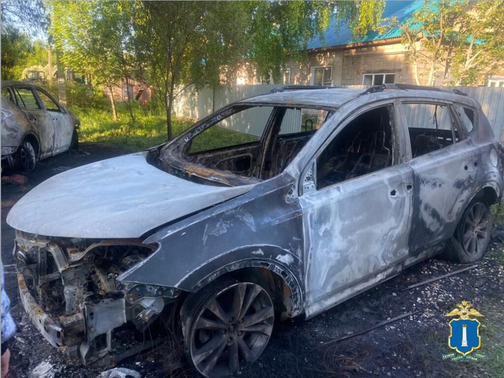 Поджог автомобилей под Димитровградом: задержан подозреваемый