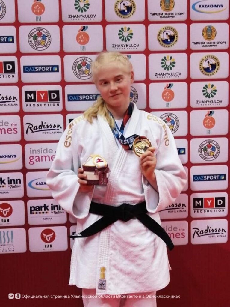 Ульяновская дзюдоистка завоевала золото на чемпионате мира среди незрячих