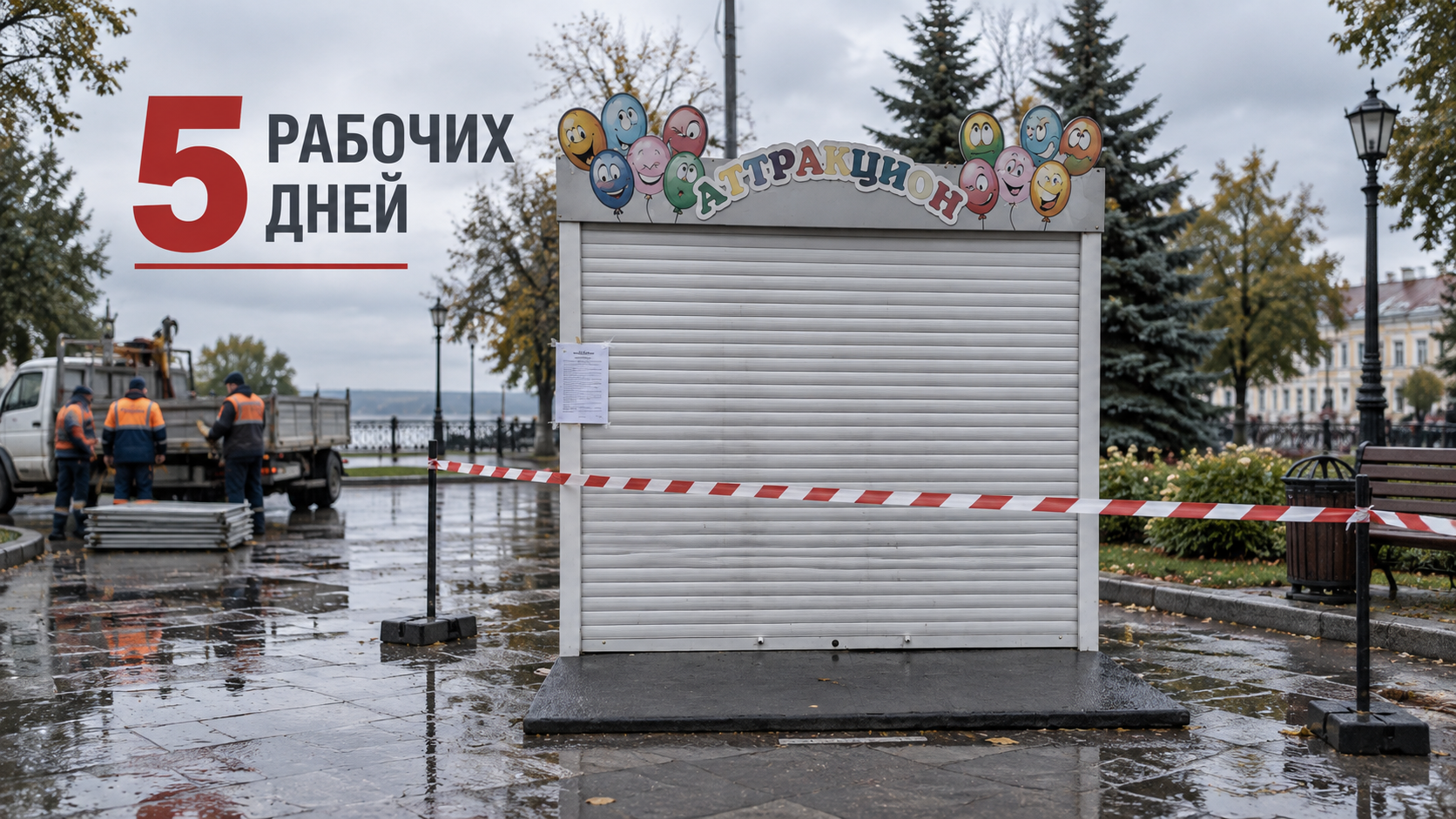 В Ульяновске потребовали убрать самовольные аттракционы и тир в переулке Карамзина