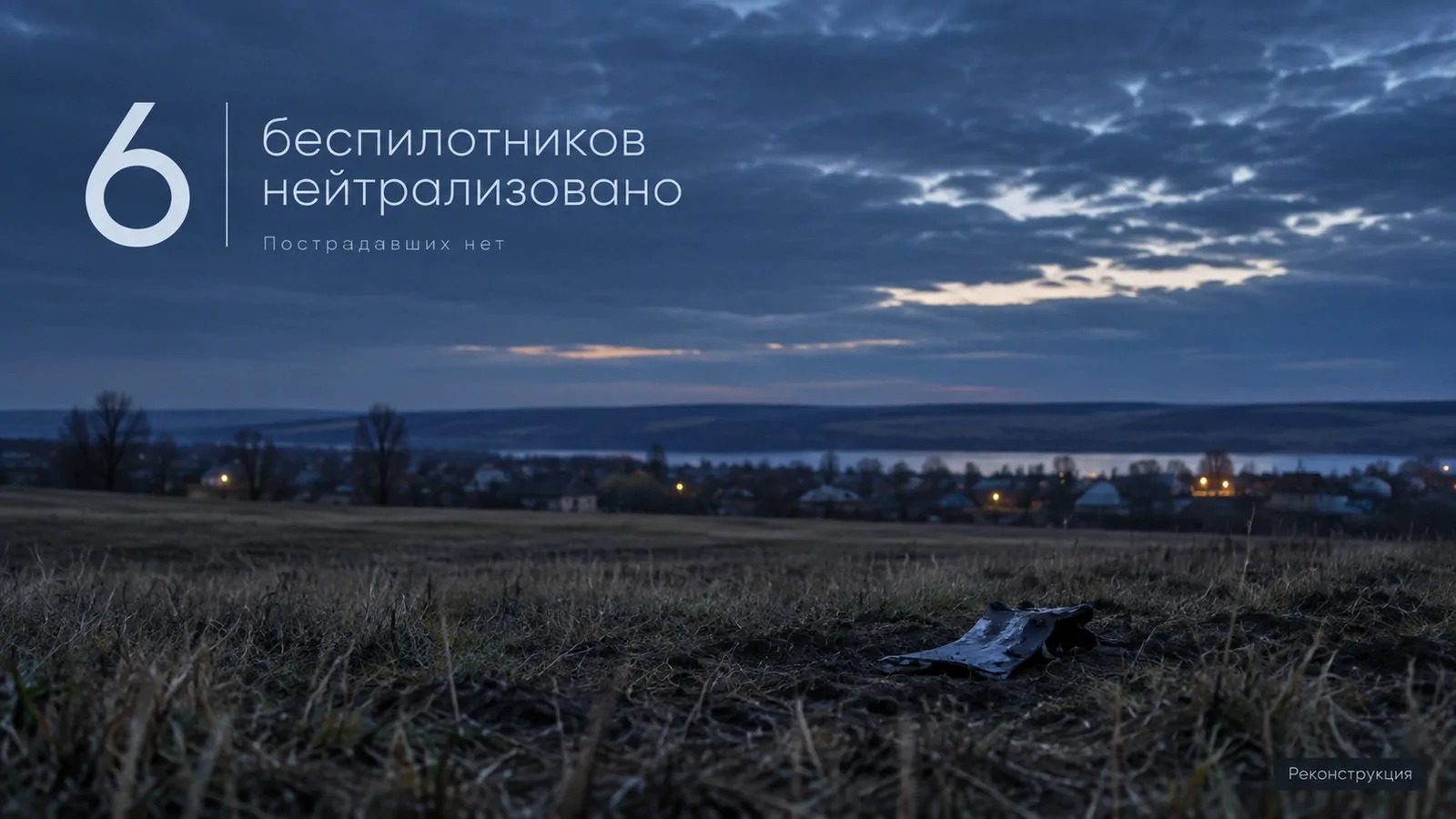 В Ульяновской области дежурные силы ПВО нейтрализовали шесть беспилотников