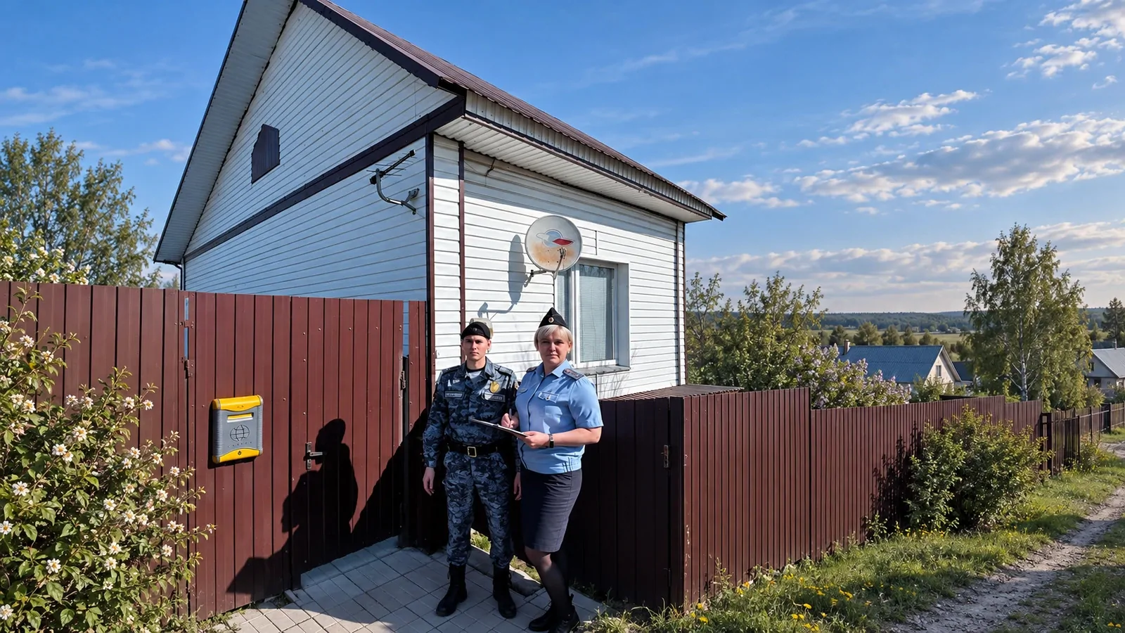 В Ульяновской области соседский конфликт из-за незаконного забора разрешился вмешательством приставов