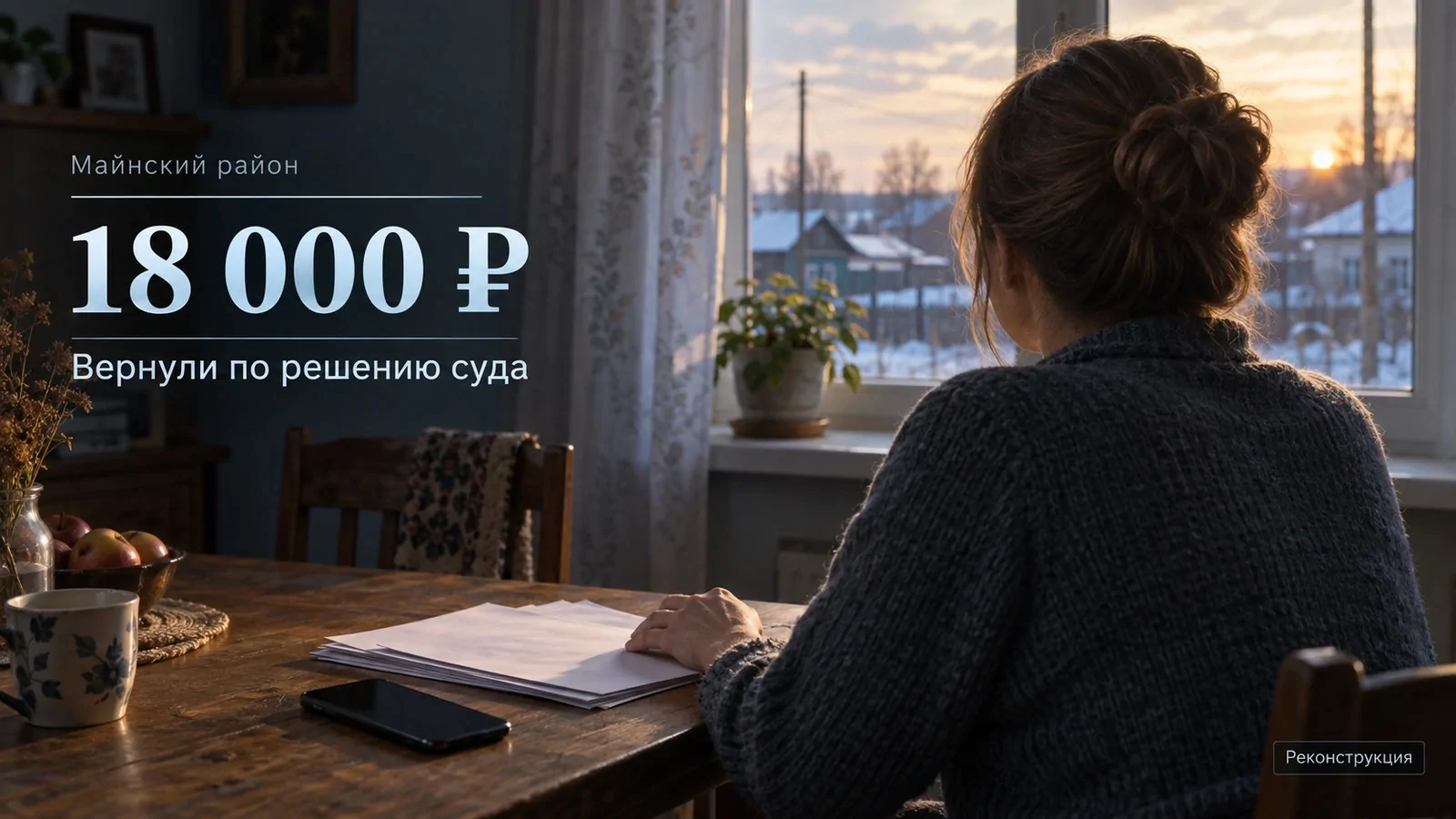 Жительница Майнского района через суд вернула 18 тысяч рублей, похищенных телефонными аферистами
