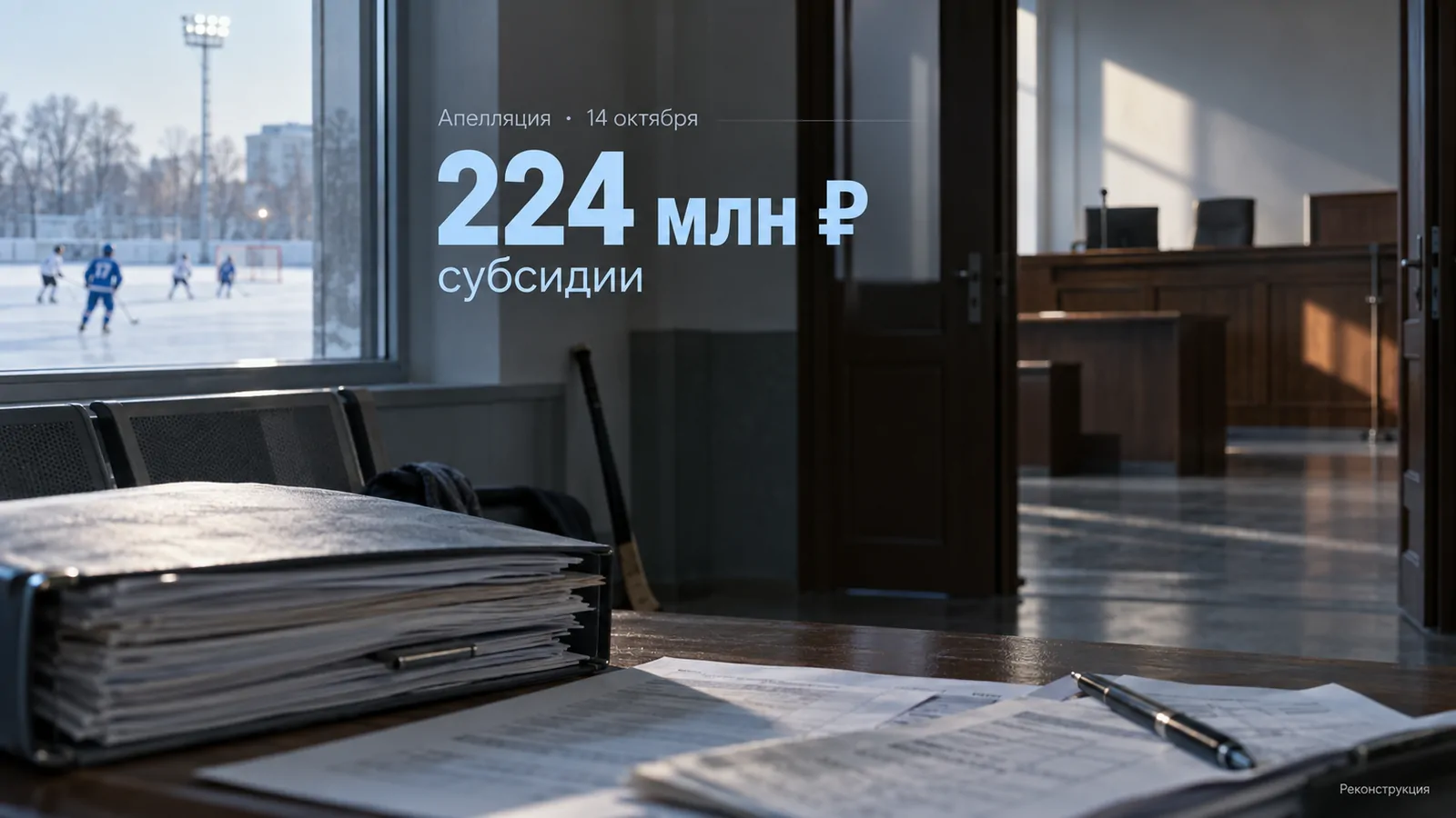 Апелляция по делу о хищении более 224 миллионов рублей: суд проверит приговор экс-руководителю хоккейного клуба