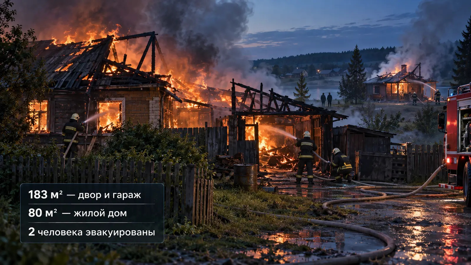 Крупный пожар в Карсунском районе и возгорание на турбазе в Ульяновске: хроника происшествий