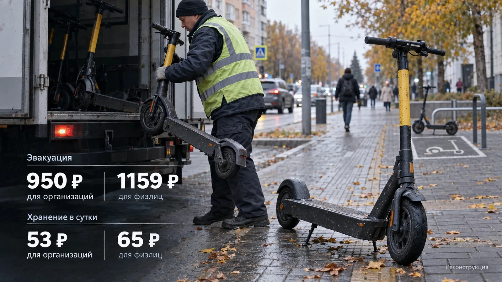 В Ульяновске утвердили расценки на эвакуацию и хранение брошенных электросамокатов