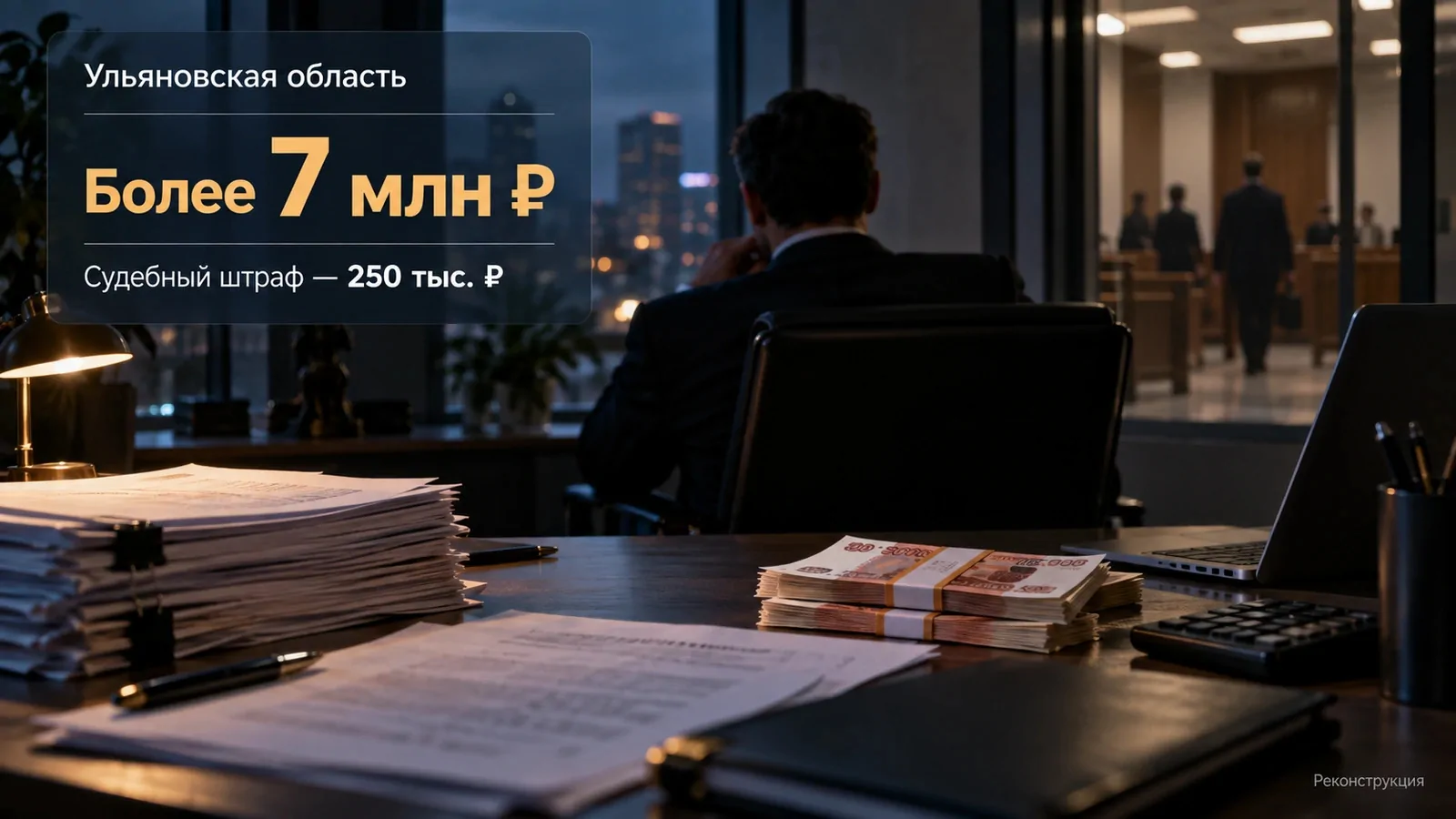В Ульяновской области вынесли приговор руководителю предприятия за сокрытие 7 миллионов рублей от налоговой