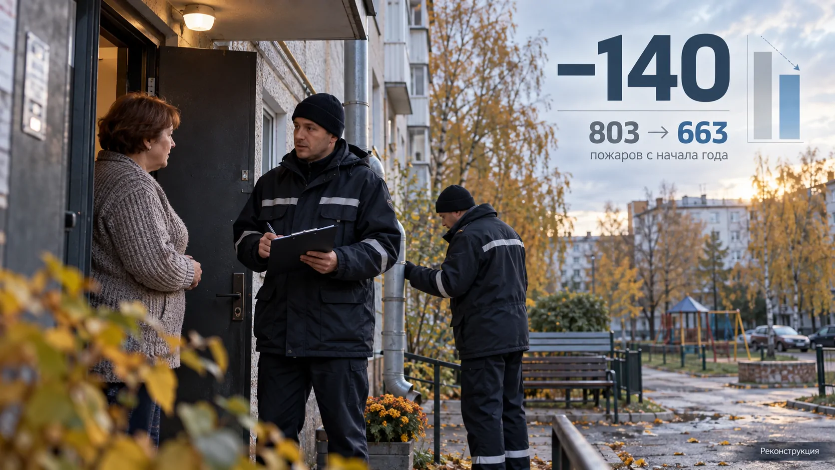 Количество пожаров в Ульяновске сократилось на 140 случаев с начала года