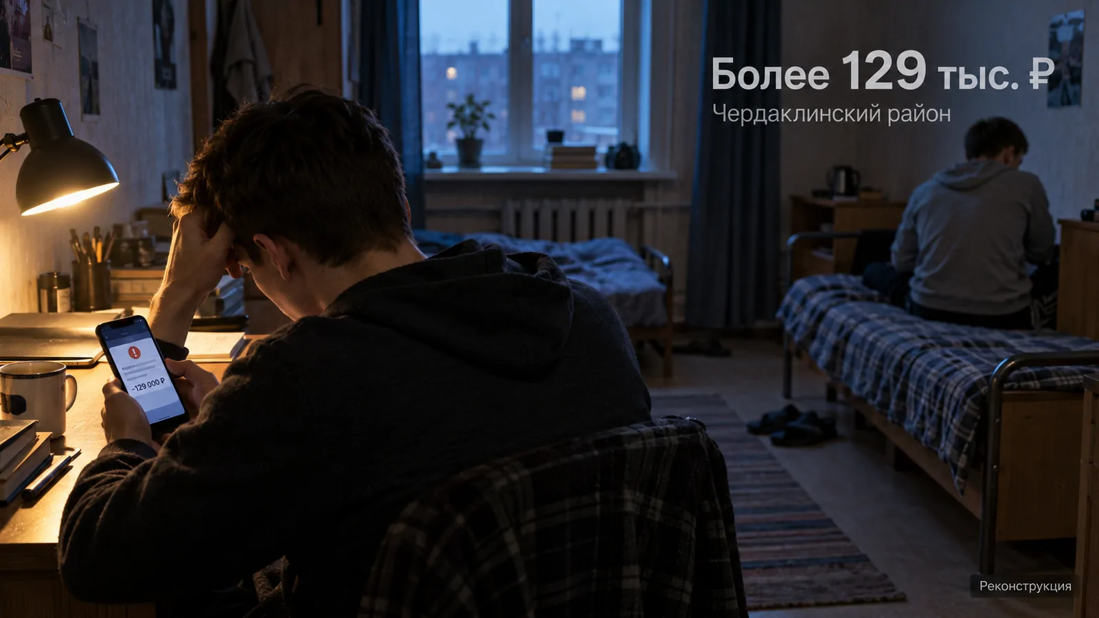В Чердаклинском районе юноша тайно оформил крупный кредит на соседа по общежитию через его смартфон
