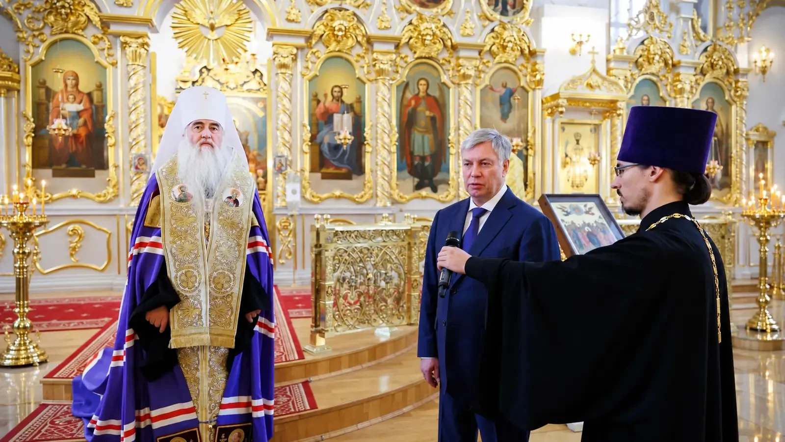 В Ульяновске состоялся молебен перед вступлением главы региона в должность на второй срок